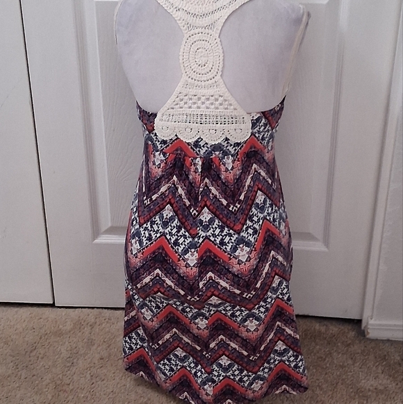 Pink Republic Crocheted Racerback Summer Dress - Picture 4 of 11